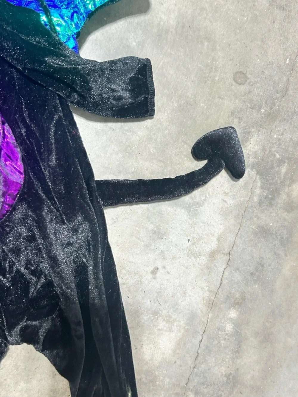 Celebrate Halloween Costume Black and Purple Dragon Costume for Infants 6-12 mos